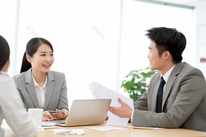 白色商业商务合作女性面试交谈,高清,摄影图,摄影图片,图片大全,摄影图免费下载